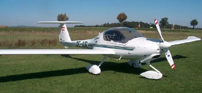 Diamond Katana DV 20 OE-AIR auf dem Vorfeld