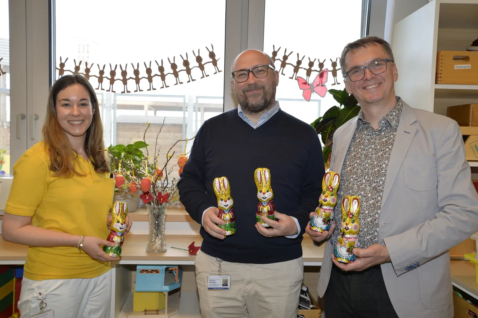 Spende der Schokoosterhasen